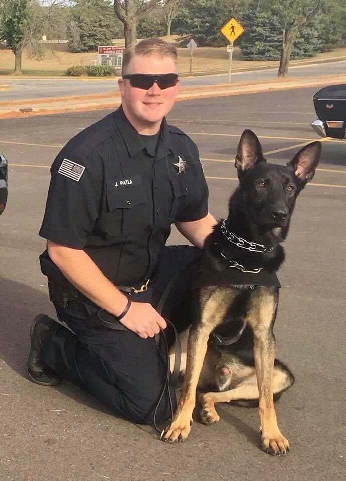 K9 Officer Joe Patla and Rex